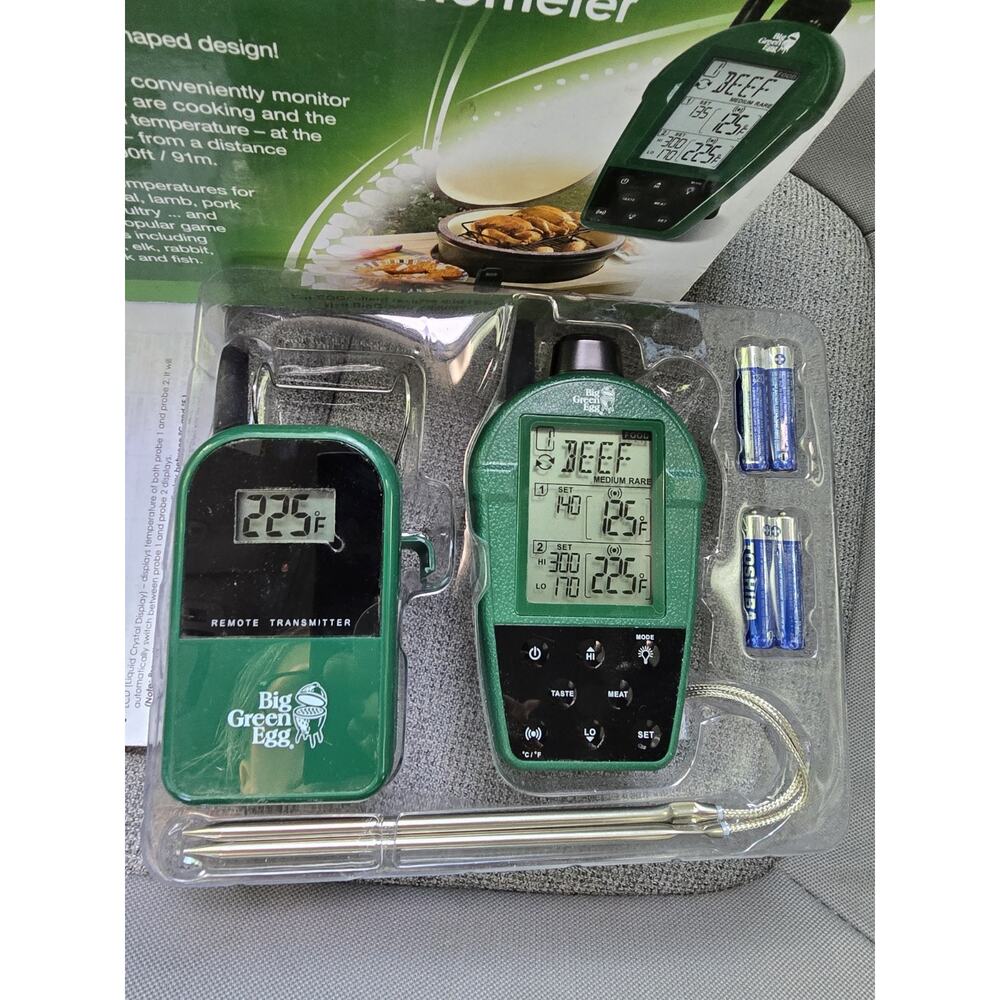 Big Green Egg Dual Probe Remote Wireless Thermometer Model # 116383 - Picture 2 of 2